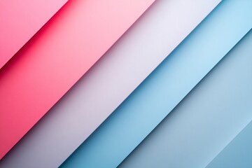 Obraz premium Abstract Diagonal Stripes Pastel Pink Blue Background
