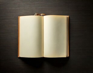 Obraz premium 何も書かれていない開かれた本