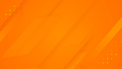 Orange yellow dynamic creative background. Abstract geometric modern illustration. Business sport layout cover. Full color gradient orange template design. Red sunny trendy banner with diagonal lines
