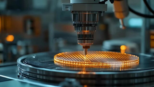 Semiconductor manufacturing with robotic arms