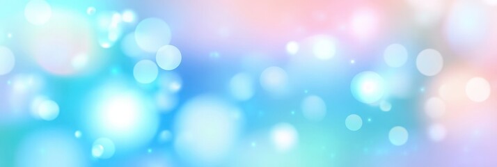 Obraz premium Soft Pastel Blurred Background with Light Blue and Pink Hues for Gentle and Calm Design Projects