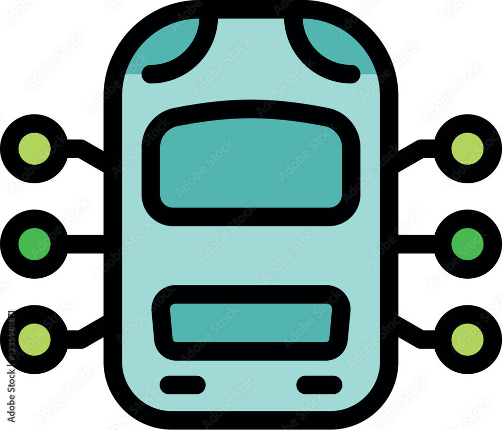 Poster server rack hosting data with multiple connections, ideal for illustrating data center, cloud comput