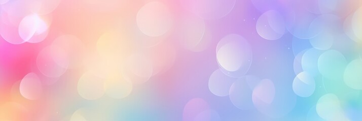 Obraz premium Colorful Pastel Background with Soft Bokeh Effect for Creative Designs and Modern Aesthetic Needs