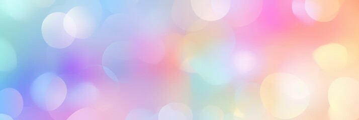 Obraz premium Colorful and Pastel Background with Soft Blurry Bokeh Effect for Creative and Artistic Use in Graphic Design Projects