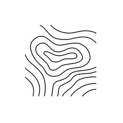 contour line pattern
