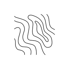 contour line pattern