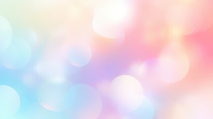 Obraz premium Colorful Pastel Background with Soft Blurs and Gentle Hues Ideal for Design Projects and Creative Use