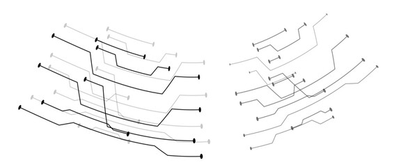 grey & white modern technology electric abstract background. Vector graphic design.for creative banner, poster, template 