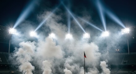 rays of light on the wall