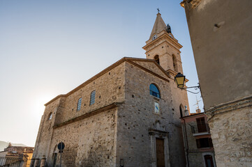 Fototapeta premium Guardialfiera, Molise. Ancient Cathedral of Santa Maria Assunta