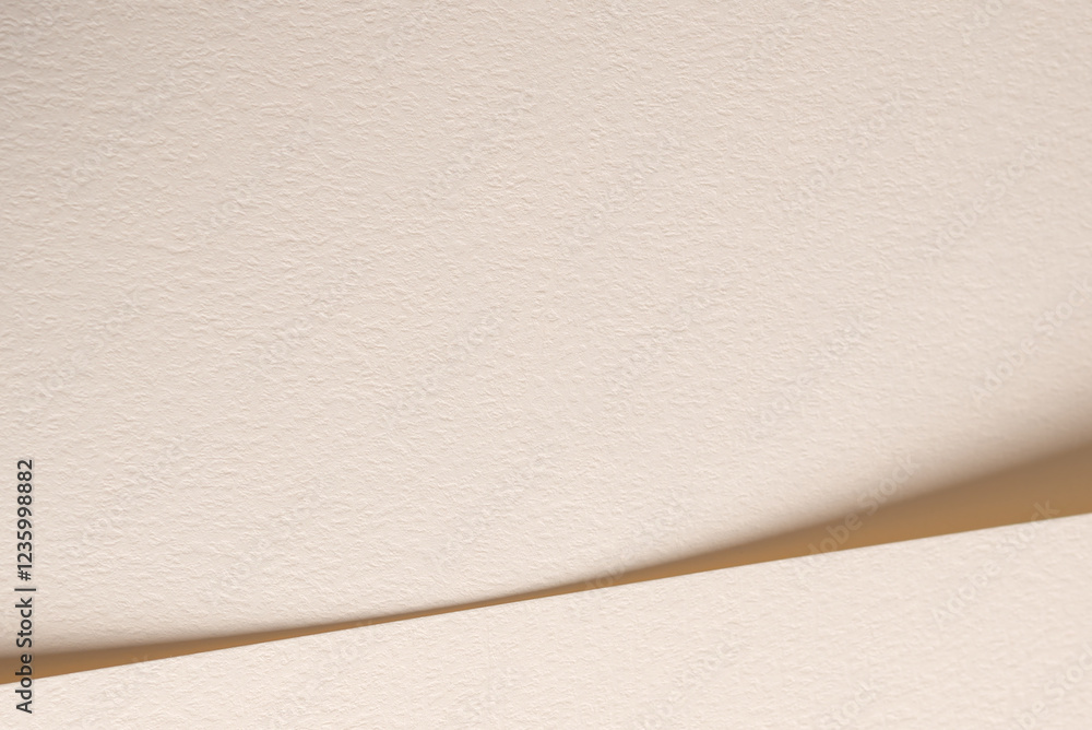 Poster a beige paper background with soft tones and gentle curves, creating a minimalist and natural aesthe