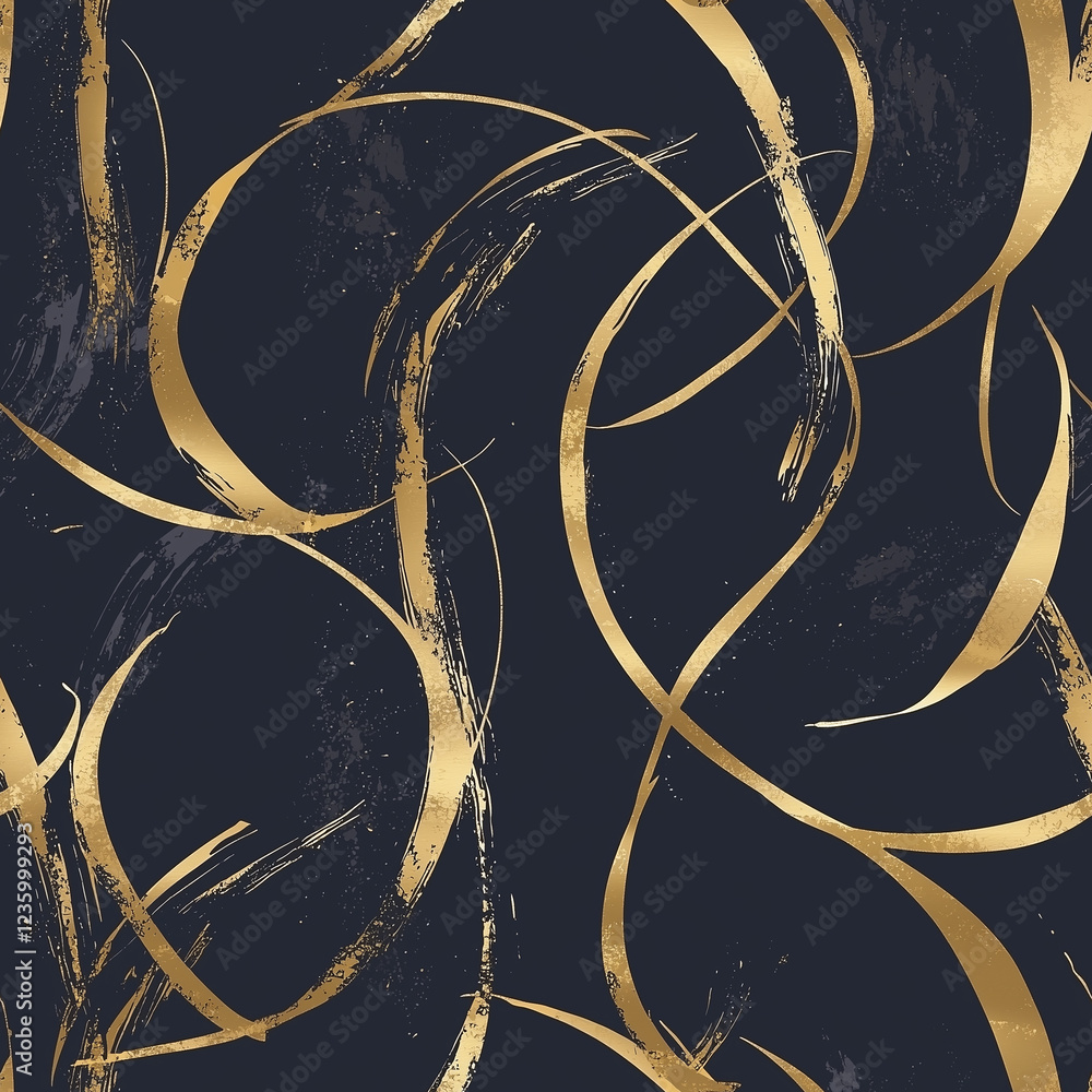 Poster elegant asian seamless pattern motif modern design digital art abstract environment close-up view fo