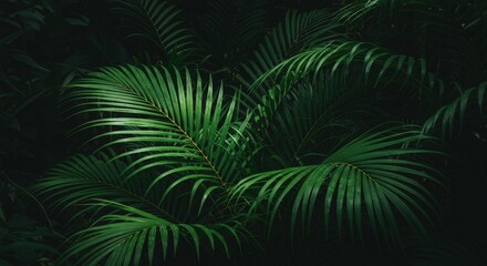 green palm leaf