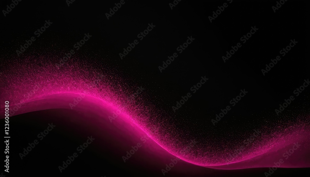 Poster multilayer circular magenta soft steam effect is required the background is black side view realisti
