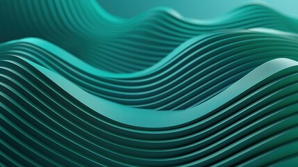 Obraz premium Luxurious Abstract Gradient Background with Black, Teal, and Emerald Green, Silk Satin Fabric Texture, Glittering Shimmer Effects