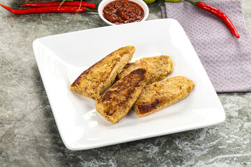 Indian chiken kebab minced meat