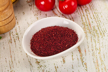 Natural organic Sumah powder for culinary