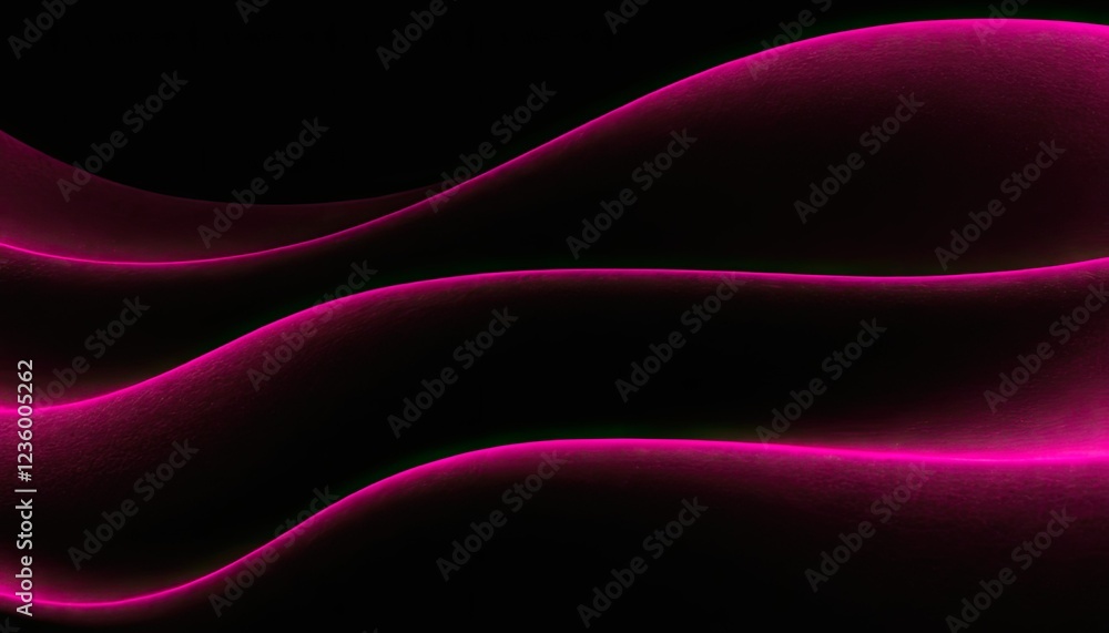 Poster multilayer circular magenta soft steam effect is required the background is black side view realisti