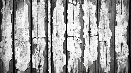 Weathered black and white wood planks background texture