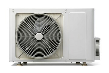 Fototapeta premium High Quality Image of Air Conditioning Compressor Isolated on White Background