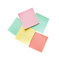 Fototapeta premium Colorful Sticky Notes in Creative Arrangement