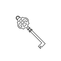 Keys Single Line Icon, Keys line icon editible stroke, House Key Line Icon Design, key continuous one line drawing, Continuous Drawing of Digital Key Icon. Hand Drawn Symbol Vector Illustration.