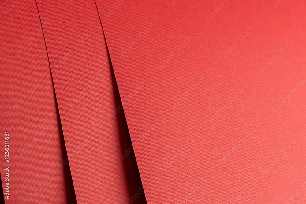 Poster red paper background with a matte texture. ruby and crimson hues create a stylish, elegant, and mode