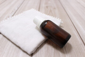タオルとアロマオイル