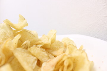 ポテトチップスの接写