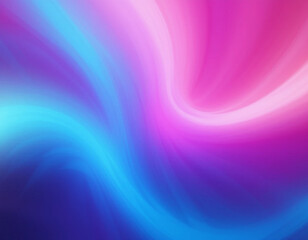 Obraz premium A smooth abstract gradient blending vibrant neon colors like pink, purple, and blue, creating a futuristic, glowing effect.