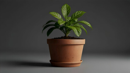 Obraz premium plant in a pot