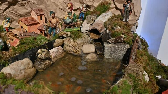 Castel di Sangro, Abruzzo. Church of San Giovanni Battista. Christmas Nativity Scenes 2024
The Church of San Giovanni Battista in Castel di Sangro was built during 1430 at the best of the Marchesani f