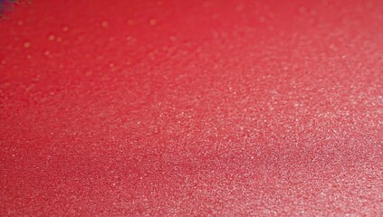 Fototapeta premium Sparkling Red Glitter Texture Background Festive Shimmery Red Sparkle Surface