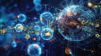 Obraz premium The imagery conveys the idea that innovation in the financial sector is the seed for growth, fostering a healthier and more sustainable financial ecosystem, Financial innovations enable.