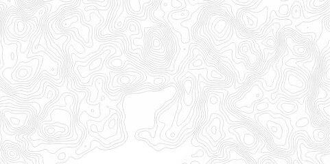Curved reliefs abstract background White wave paper. Black and white lines seamless Topographic map patterns, topography line map. Contour abstract map relief land outline. Topographic map patterns.
