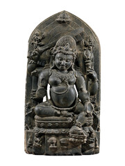 Ancient Mahakala Deity Sculpture From 11th-12th Century Bihar, India