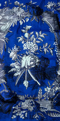 blue floral background