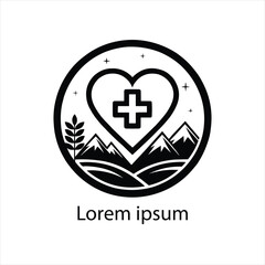 Obraz premium Health care logo icon