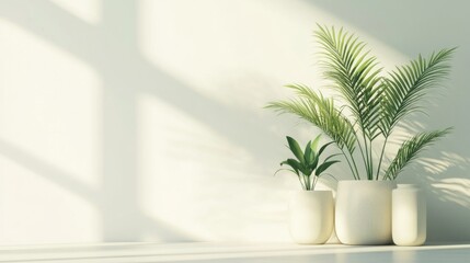 Obraz premium Modern Indoor Potted Plants