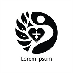 Obraz premium Health care logo icon
