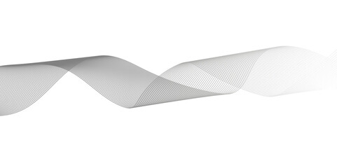 Abstract wave blend waves lines and technology background. Digital geometric transparent flowing smooth curve lines wavy pattern background.