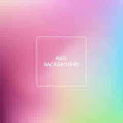 Gradient pixel texture abstract background with colorful color	