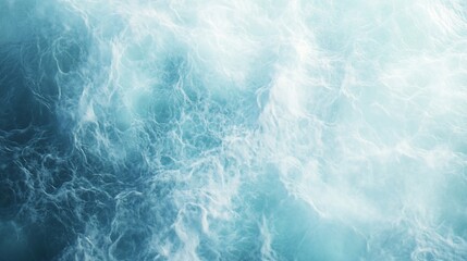 Fototapeta premium Abstract blue and white water surface texture with soft swirling patterns and gradients