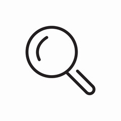 magnifier icon vector sign