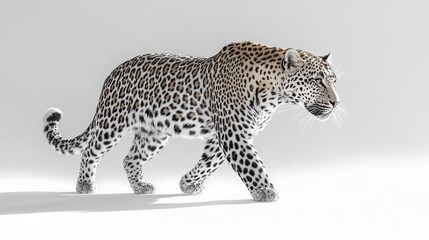 Obraz premium wild animal isolated on white background