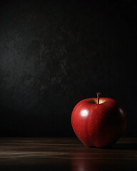 Apples in a studio setting, highlighting their vibrant hues.