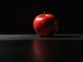 Apples in a studio setting, highlighting their vibrant hues.