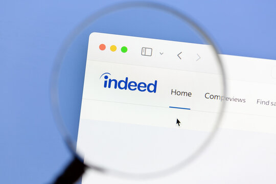 Ostersund, Sweden - Feb 2, 2025. Indeed website. Indeed, Inc. is an American worldwide employment website for job listings.