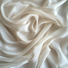 Obraz premium 하얀색 부드러운 아름다운 실크질감 배경화면