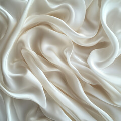 Obraz premium 하얀색 부드러운 아름다운 실크질감 배경화면